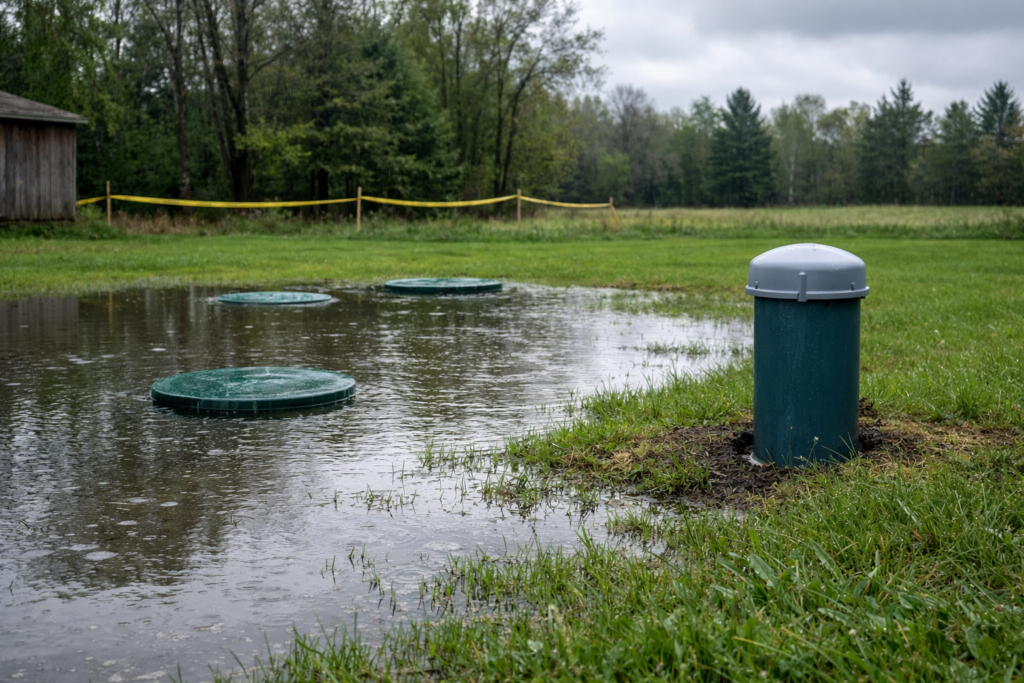 Heavy Rain and Flooding: How Wet Weather Impacts Septic Systems and Wells (Signs, Risks, and Prevention)